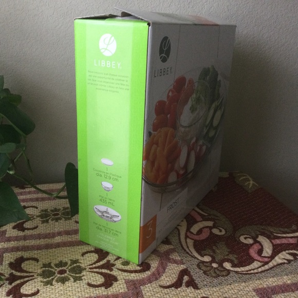 “Libbey Glass” for Chip & Dip serving set - Picture 4 of 9